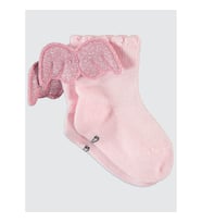 Civil Baby Kız Bebek Aksesuarlı Çorap 6-18 Ay Pembe (Pembe)