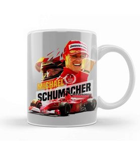 Michael Schumacher Kupa Bardak Porselen