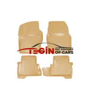 Mondeo 2017 3D Havuzlu Paspas Bej (Çok Renkli)