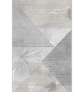 Eliana Home Baskılı, Yıkanabilir Kaymaz Taban Salon Halısı LNA1652 100x150 cm (Gri)