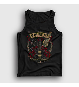 Presmono Unisex Siyah Guitar Gangsters Volbeat Atlet 542981tt