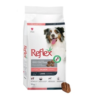 Reflex Beyaz Kuzu Etli ve Somonlu Köpek Maması 10 Kg