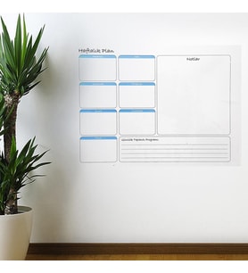 Haftalık Planlayıcı Manyetik Duvar Stickerı Takvim 70 cm x 56 cm (5343)