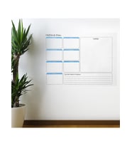 Haftalık Planlayıcı Manyetik Duvar Stickerı Takvim 70 cm x 56 cm (5343)