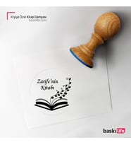 Kişiye Özel Kitap Damgası Kitap Mührü Kaşe Kitap Mühür Özel Damga 136