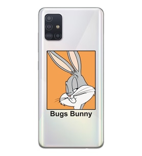 Samsung Galaxy A71 Uyumlu Bugs Bunny Tasarımlı Şeffaf Telefon Kılıfı