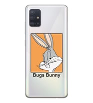 Samsung Galaxy A71 Uyumlu Bugs Bunny Tasarımlı Şeffaf Telefon Kılıfı