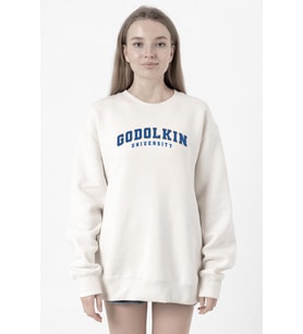 Gen V Godolkin University Letter Beyaz Kadın 2ip Sweatshirt