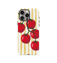 iPhone 15 Pro Max Vorian Çift Katmanlı MagSafe Kılıf Tomato Market Stripe