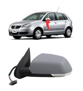 Vw Polo Sol Ayna Komple 5Pin 2005-2009 6Q1857507PES