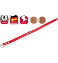 Karlie Deri Boyun Tasma 47CM-18mm Kırmızı