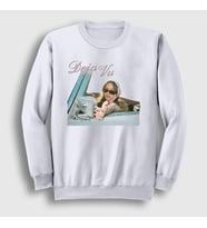 Presmono Unisex Beyaz Deja Vu Olivia Rodrigo Sweatshirt 553227tt