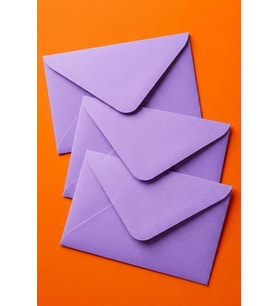 Minik Zarf, 7X9 Cm 50 Adet (Mor) 7 X 9
