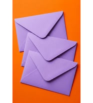 Minik Zarf, 7X9 Cm 50 Adet (Mor) 7 X 9