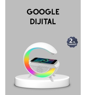 Kablosuz Şarjlı Bluetooth Hoparlör Ve Gece Lambası - Nfc, Fm Radyo, Rgb Işık