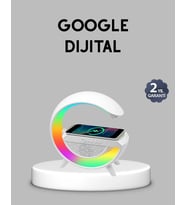 Kablosuz Şarjlı Bluetooth Hoparlör Ve Gece Lambası - Nfc, Fm Radyo, Rgb Işık