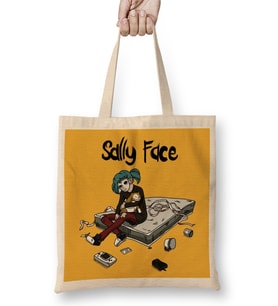 Sally Face 01 Bez Çanta Uzun Saplı