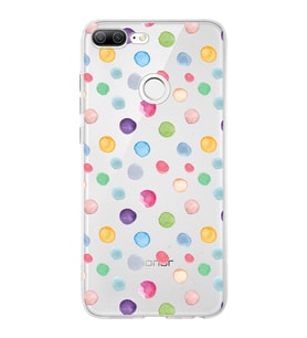PrintiFy Huawei Honor 9 Lite ile Uyumlu 1mm Slim Fit Water Color 6 Baskılı Şeffaf  Kılıf