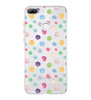 PrintiFy Huawei Honor 9 Lite ile Uyumlu 1mm Slim Fit Water Color 6 Baskılı Şeffaf  Kılıf