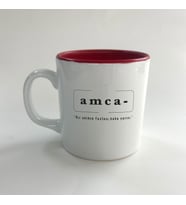 Amca Baskılı Kırmızı Multi Kupa