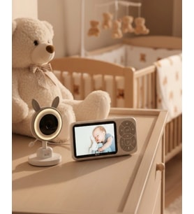 Gece Görüşlü Bebek Telsizi Besleme Hatırlatıcılı Lcd Ekran Yeni Nesil