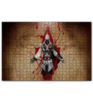 Cakapuzzle Assassins Creed Suikastçi ve Leonardo Çizimi  Puzzle Yapboz MDF (Ahşap) (120 Parça)