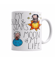 Khaleesi ve Khal Drogo Kupa Bardak Porselen