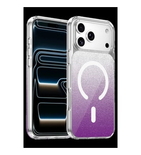 Onegif Apple İphone 17 Pro Max Sora Simli Magsafe Kapak - Mor