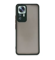 Mi 12T Pro Kılıf Montreal Silikon Kapak - Yeşil