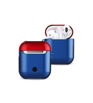 Newface Apple Airpods 2 (2.nesil) 3in1 Kılıf - Lacivert-Kırmızı