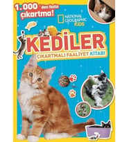 Kids Kediler Çıkartmalı Faaliyet Kitabı