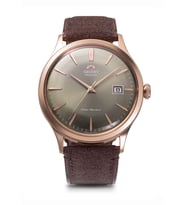 Orient RA-AC0P04Y10B Otomatik Deri Kahverengi Kristal Cam 42 mm Erkek Kol Saati
