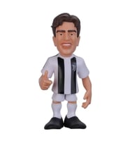 Minix Football Stars Juventus Kenan Yıldız 12 cm Boyunda, Siyah-Beyaz Juventus Formalı ve Özel Tasar