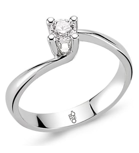 Romeo Pırlanta 0.25 Ct Tektaş Yüzük RM25046 (Çok Renkli)