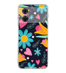 PrintiFy Redmi Note 11 ile Uyumlu Retro Color 1  Kamera Korumalı Şeffaf  Kılıf