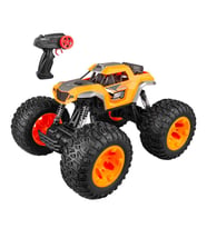 Kumandalı 33 CM Dev Off-Road Araba 15KM/H Hızlı, Şarjlı, 2.4GHz RC Tırmanıcı Arazi Aracı 9030-3F (Turuncu)