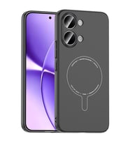 Lexroo Xiaomi Poco X8 Pro Max Kılıf M-Safe Şarj Özellikli Kamera Korumalı Elio Sert PC Kılıf - Siyah