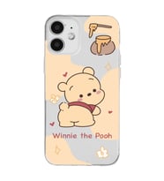 Iphone 12 Uyumlu Winnie The Pooh Tasarımlı Şeffaf Telefon Kılıfı