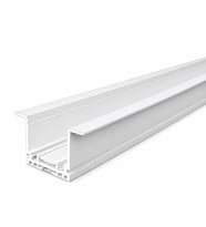 DL26 Manyetik Ray 1 Metre Beyaz Sıva Altı Trimless Alüminyum Kanal DL26.105.100