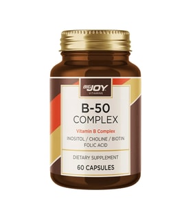Bigjoy Vitamins B-50 Complex 60 Kapsül