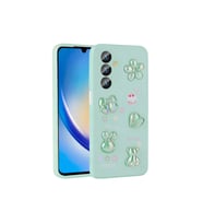 Samsung Galaxy A23 Uyumlu 4G Kılıf Kabartma Figürlü Parlak Zore Toys Silikon Kapak