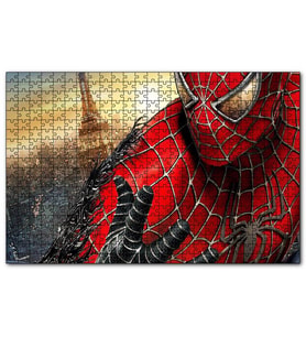 Cakapuzzle Spider Man Venom İstilası  Puzzle Yapboz MDF (Ahşap) (120 Parça)