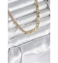 Pirinç Gold Renk 60 cm Zincir Kadın Kolye TJ-BKO10600