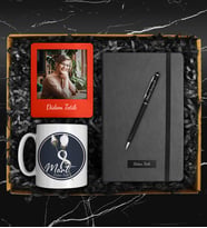 Kadınlar Gününe Özel Tasarımlı Kupa & Fotoğraf Çerçevesi & Defter & Kalem Hediye Seti
