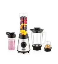 BUZ KIRICI - KAHVE ÖĞÜTÜCÜ HAZNELİ - ŞİŞELİ ÇOK AMAÇLI SMOOTHIE BLENDER 800ML - 500W SHB-3190