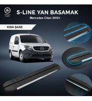 Mercedes Citan Kısa S-Line Premium Krom Yan Basamak 2012 Sonrası