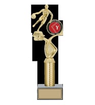 ODAK KUPA - Figürlü Kupalar - Basketbol Kadın Figürlü Kupalar FG-015 B - 36 cm