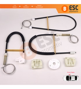 Skoda Octavia MK1 2001-2010 Makyajlı Kasa 1U0837462B İçin Elektrikli Ön Sağ Cam Kriko Tamir Seti