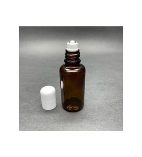20ml kahverengi cam şişe roll-on şişe, 12 adet, bilye başlıklı şişe, cam şişe, roll-on şişesi, amber şişe