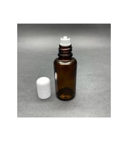 20ml kahverengi cam şişe roll-on şişe, 12 adet, bilye başlıklı şişe, cam şişe, roll-on şişesi, amber şişe
